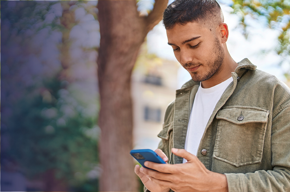 Man on a phone