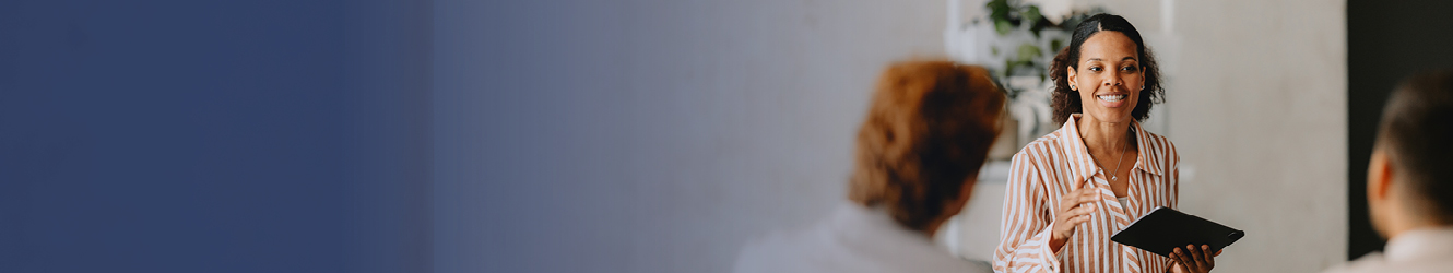 Woman public speaking