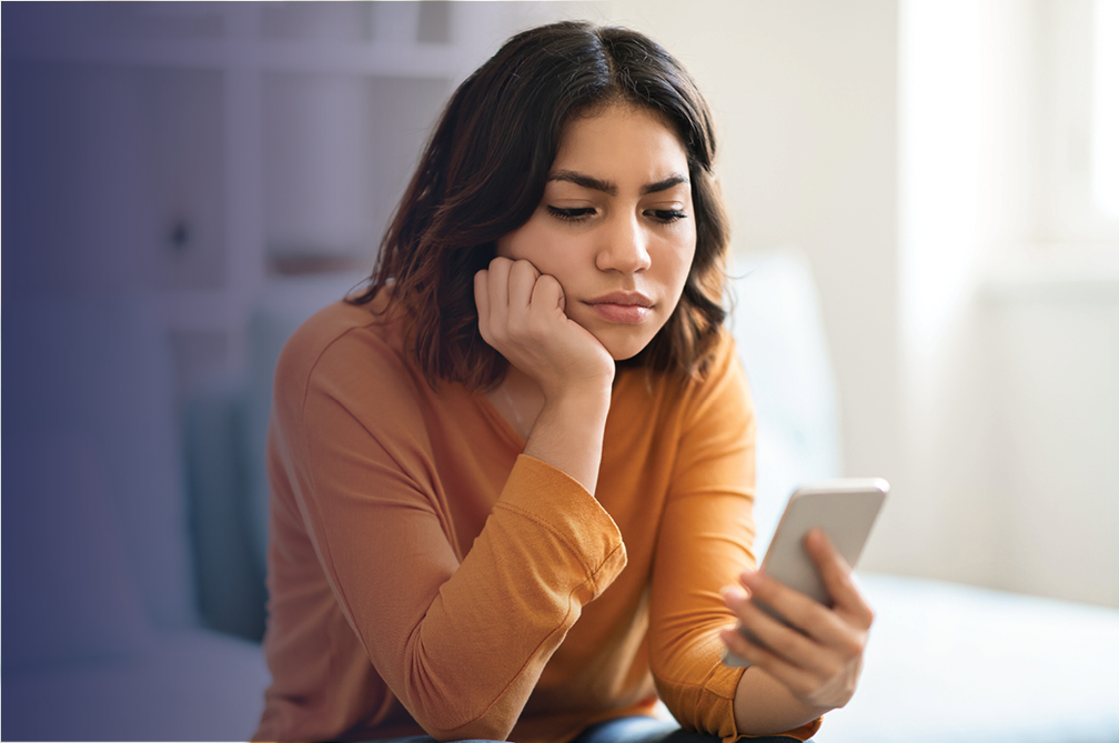 Woman on the phone